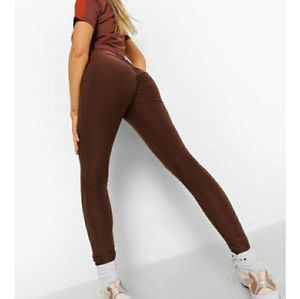 Boohoo Ruched Booty Lifting Leggings
